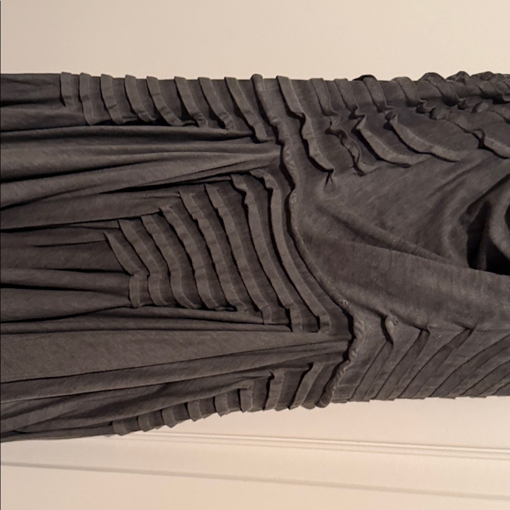 All Saints Charcoal Asymmetrical Dress - Picture 3 of 5